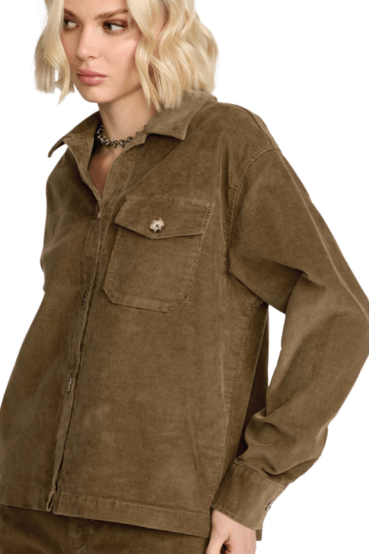 Stoned Boyfriend Shacket - OLV