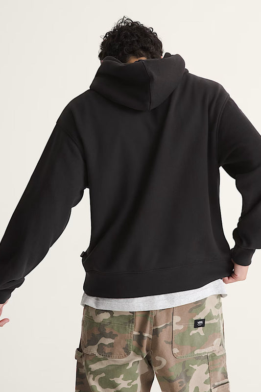 Stretch Logo Pullover Hoodie - BLK