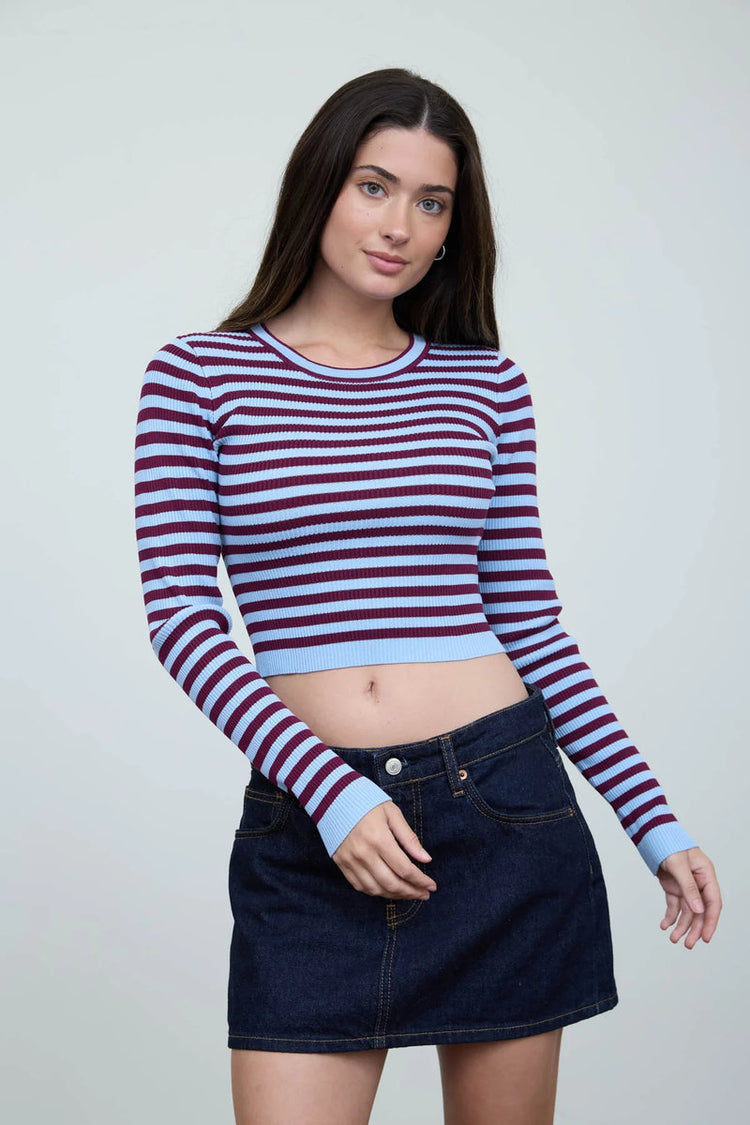 Striped Long Sleeve - BLU