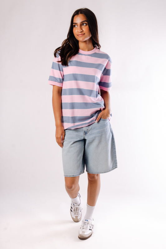 Striped Tee - PNK