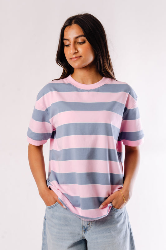 Striped Tee - PNK