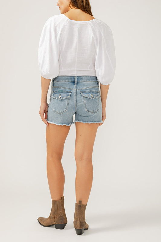Suki Mid Rise Shorts - MDW