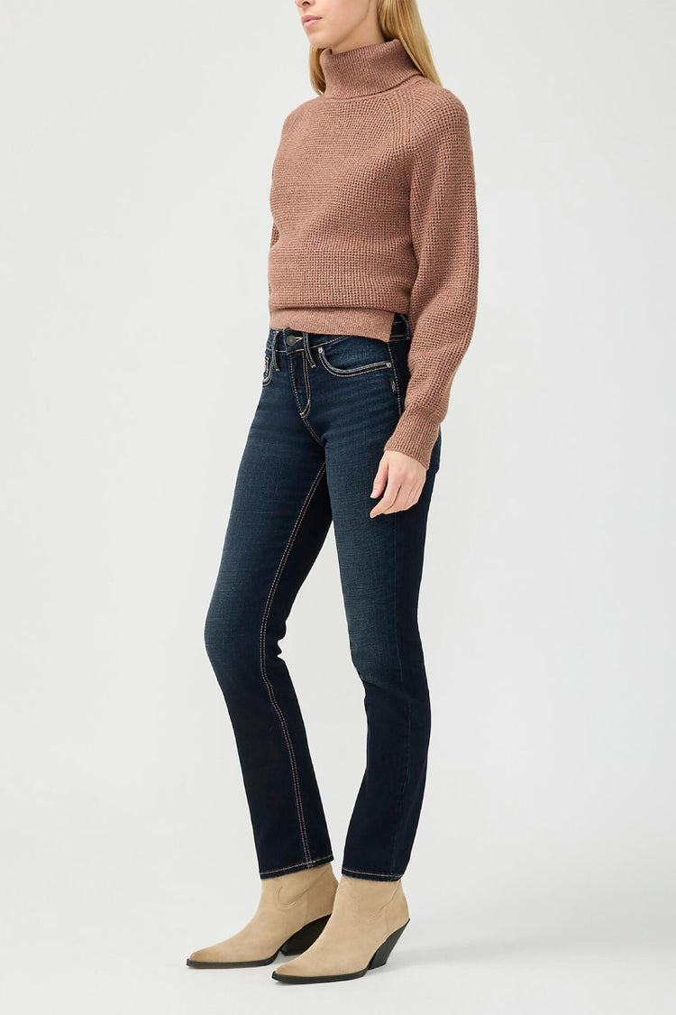 Suki Mid Rise Straight Leg Jeans - 31