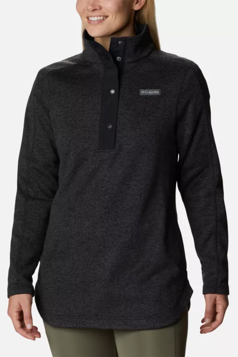 Fleece tunic jacket hotsell