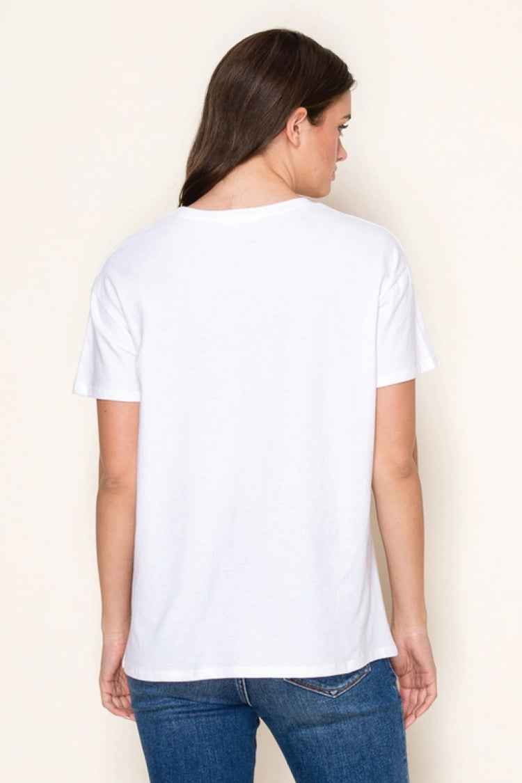 Sweet Strawberry Tee - WHT