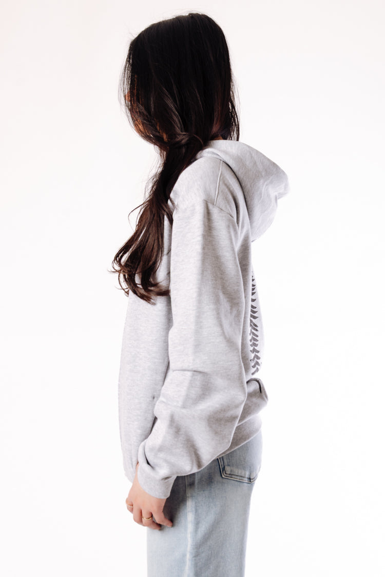 Sword Fern Zip Hoodie - GUN