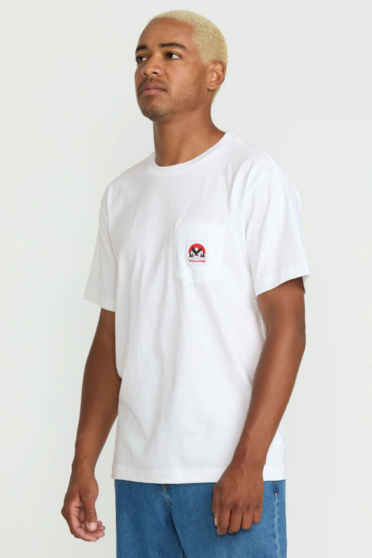 Talons Pocket Tee - White