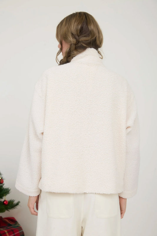 Teddy Denim Zip-Up Jacket - DNM