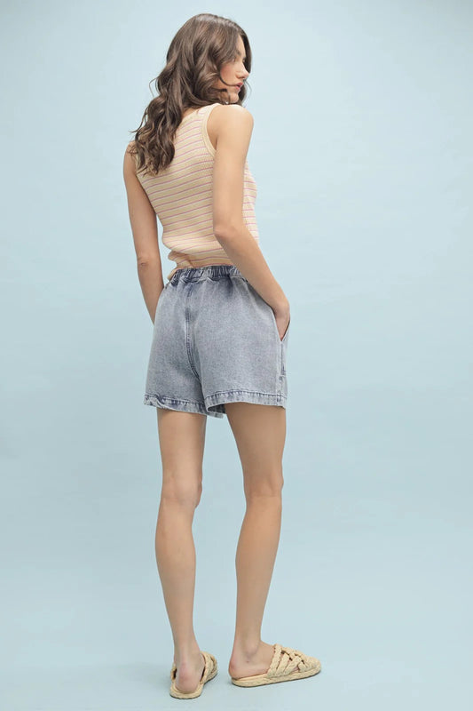 Tencel Drawstring Shorts - DNM