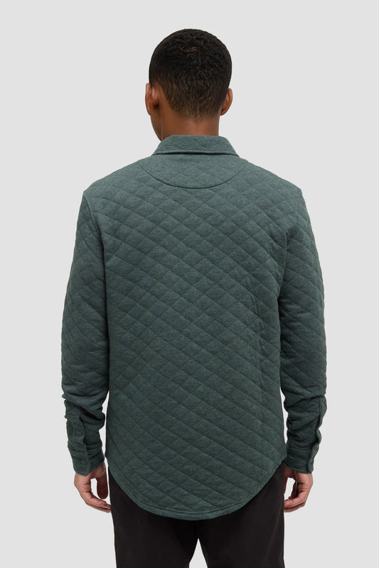 Quilted Colville Overshirt - GRN