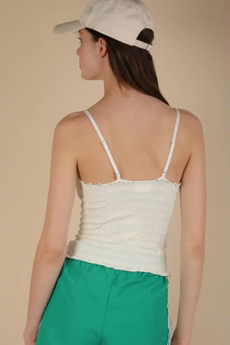Textured Tank Top - WHT
