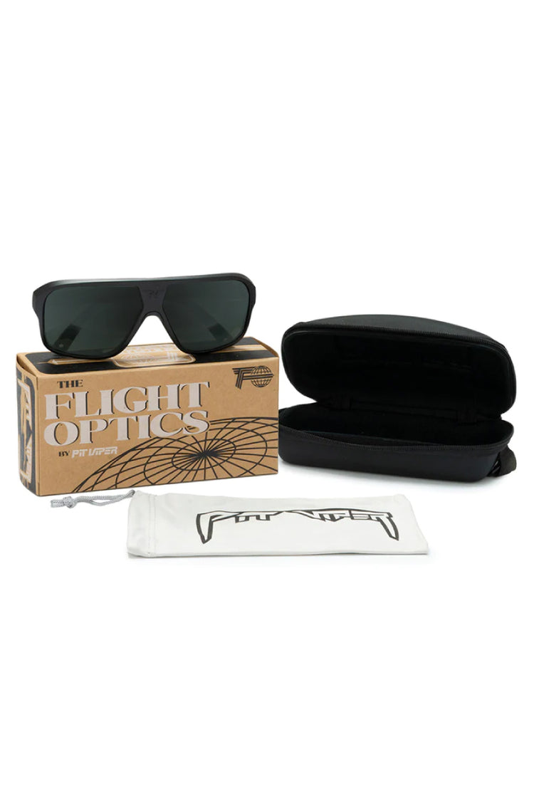 The Flight Optics Sunglasses - The Standard Polarized - BLKP