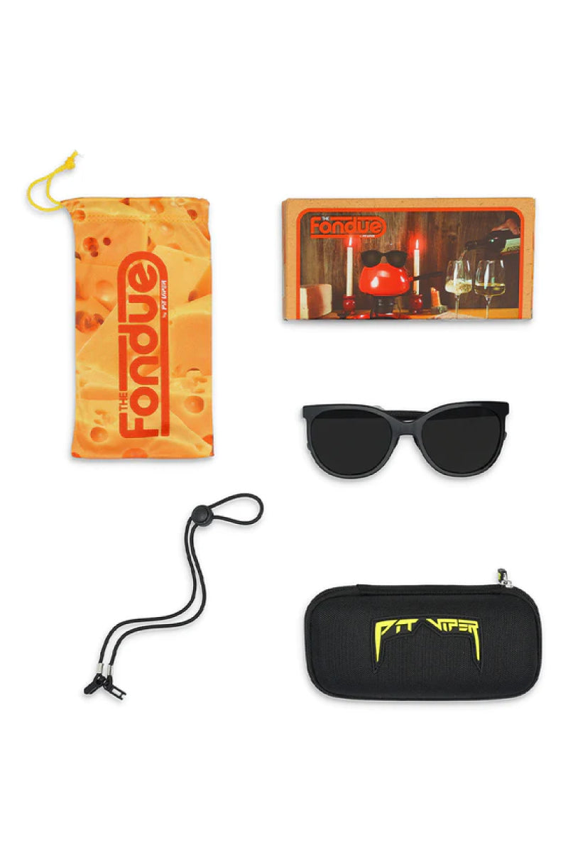 The Fondue Sunglasses - The Standard Polarized - BLKP