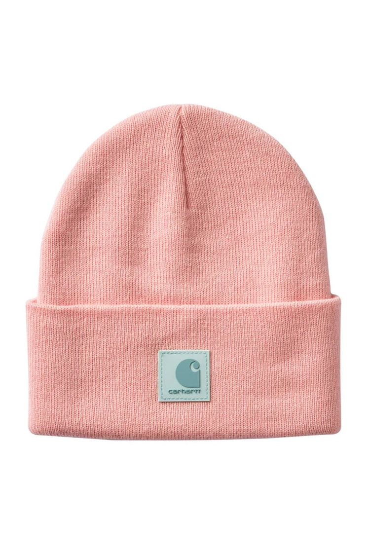 Toddler Rubber Patch Watch Beanie - Coral Cloud - CRC
