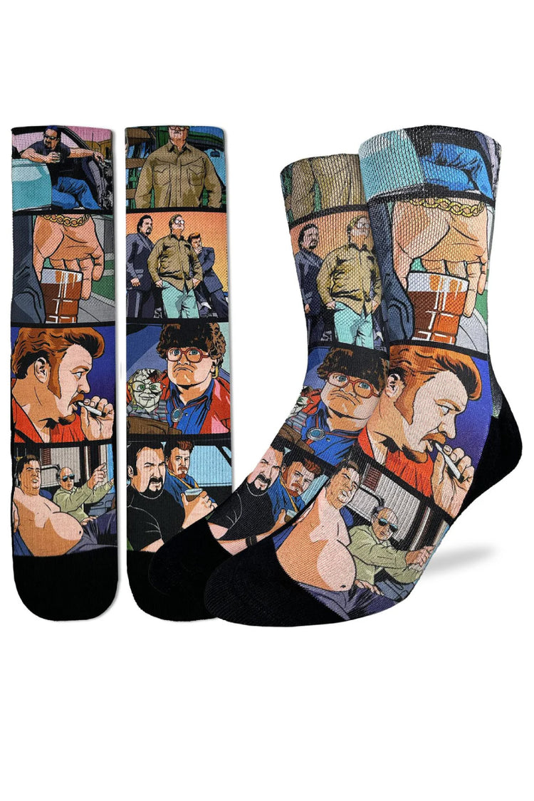 Trailer Park Boys Comic Strip Socks - MUL