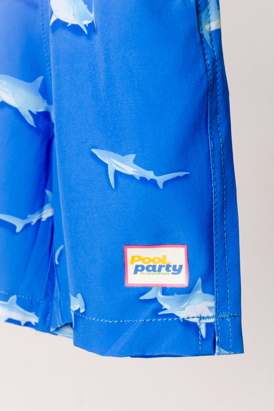 Reef Shark Swim Shorts - BLU