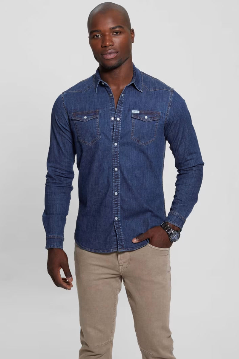 Truckee Denim Western Shirt - SAF