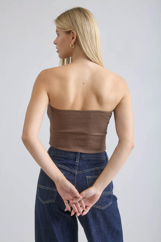Twist Bandeau Tube Top - CHC