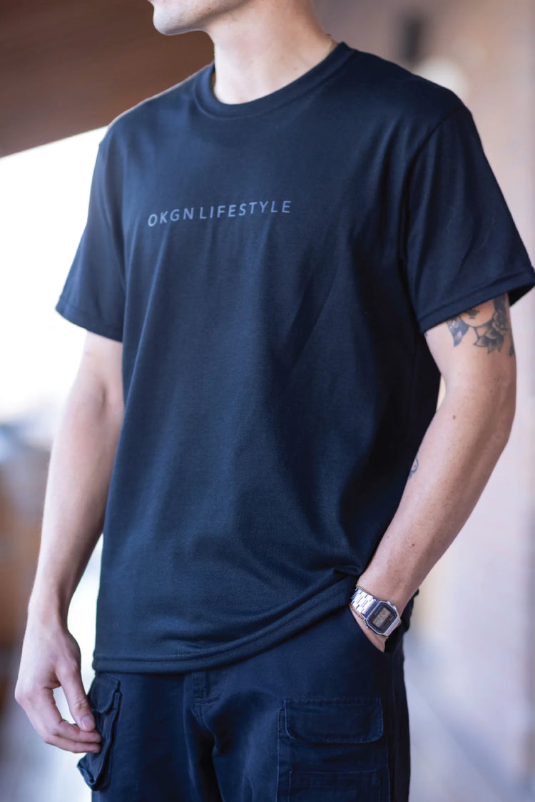 Unisex Black OKGN Lifestyle Tee - BLK