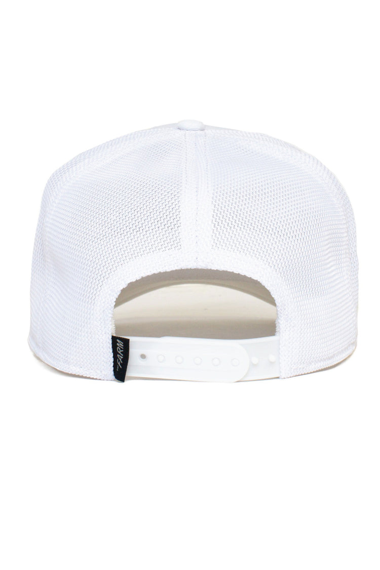 Unisex Platinum Rage Trucker Hat - WHI