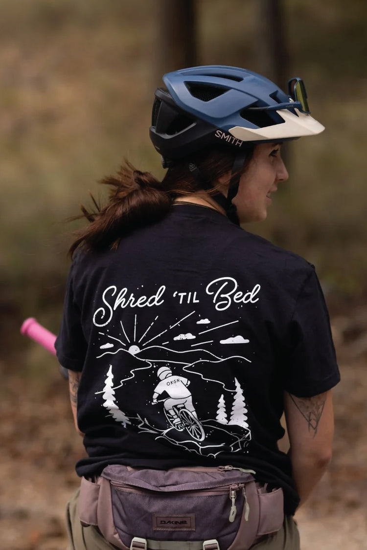 Unisex Shred 'Til Bed Tee - BLK