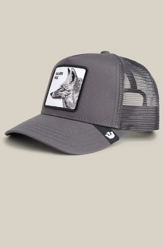 Unisex Silver Foxxx Trucker Hat - OIL