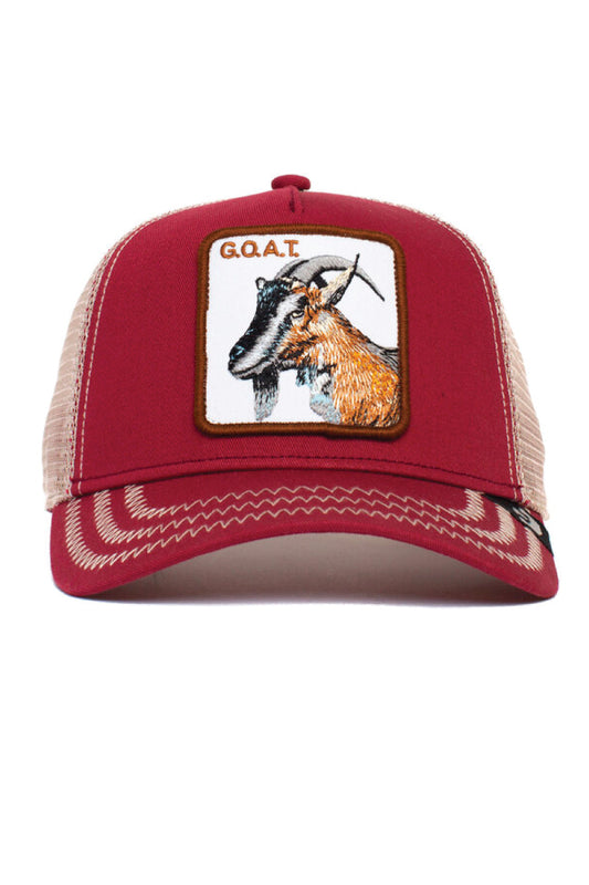 Unisex The Goat Trucker Hat - RED