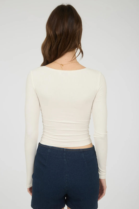Vanessa Long Sleeve Top - CRM