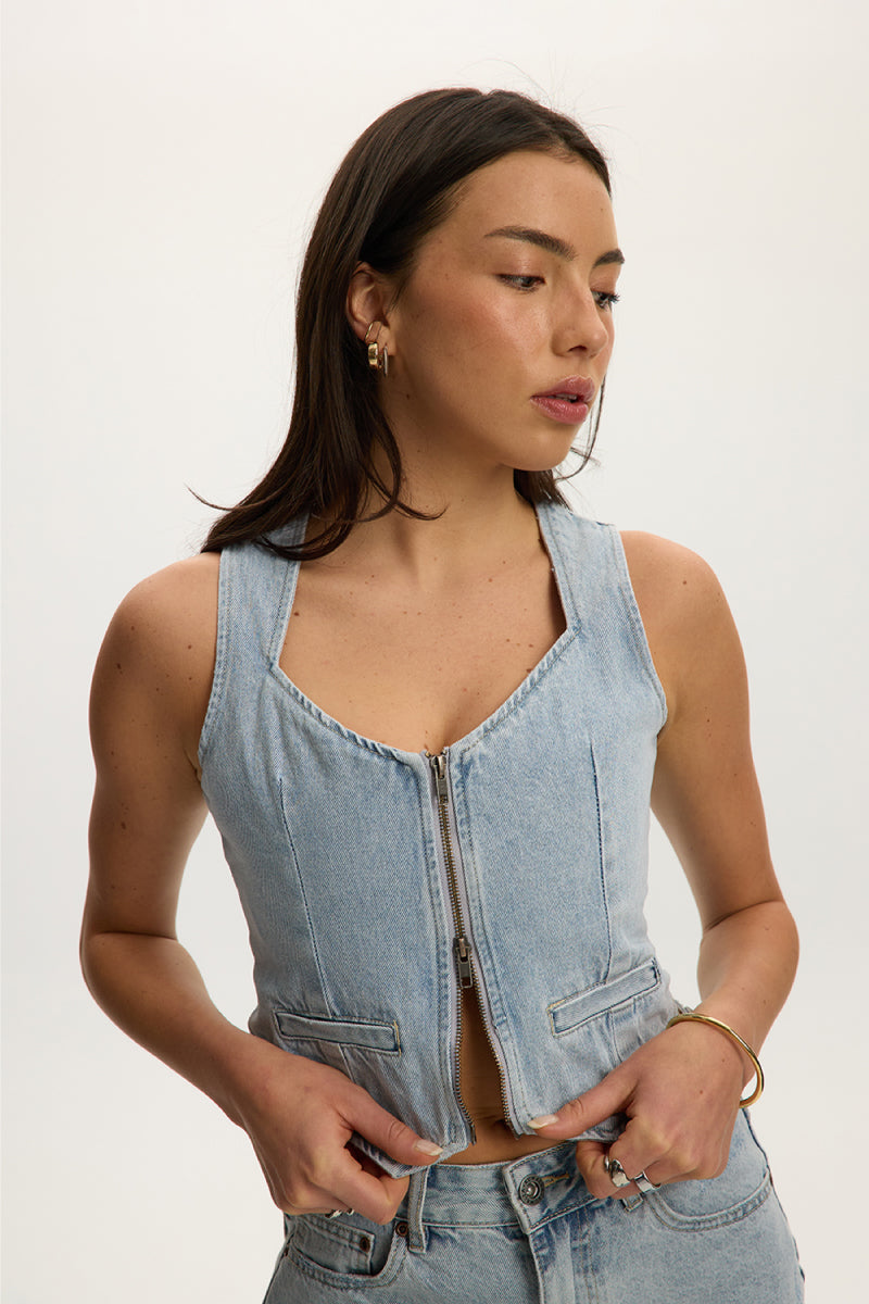 Vera Denim Vest - LTB