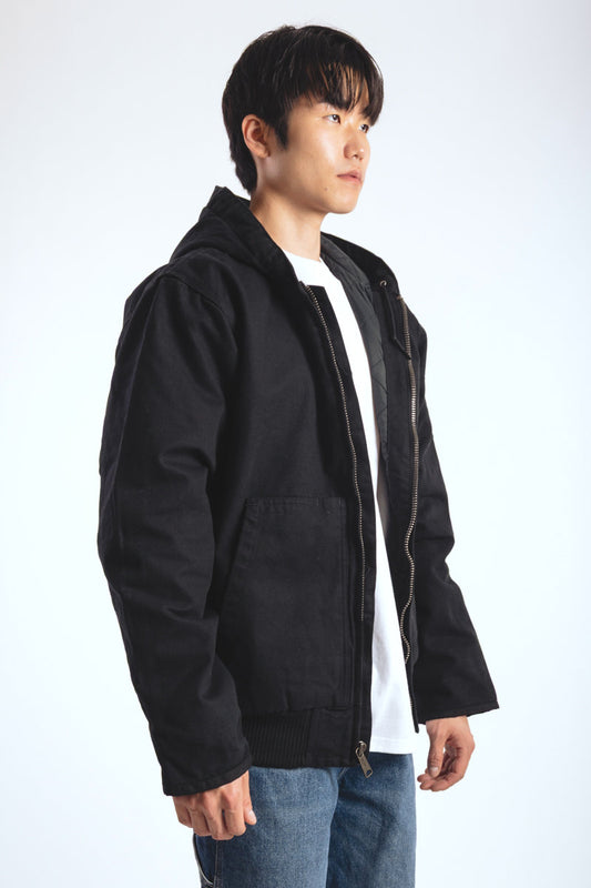 Washed Duck Active Jacket - BLK