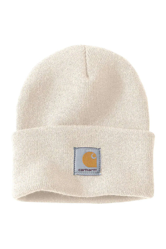 Watch Cap Beanie - Winter White - White