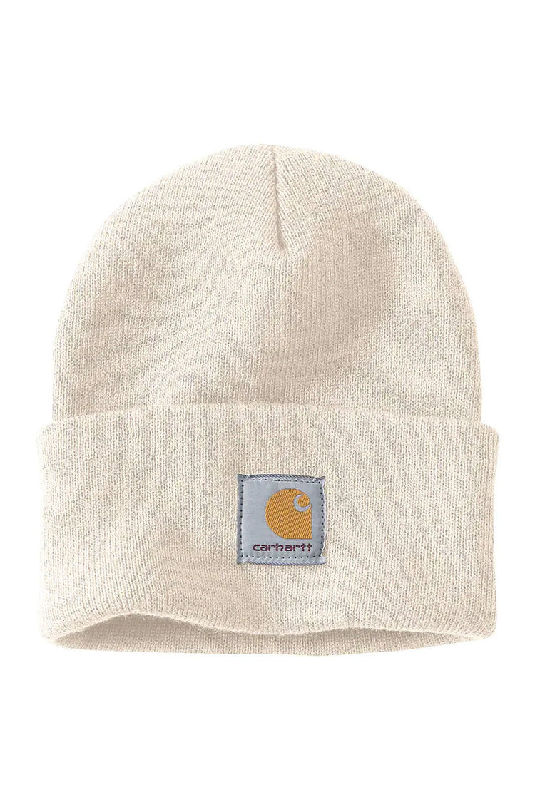 Watch Cap Beanie - Winter White - White