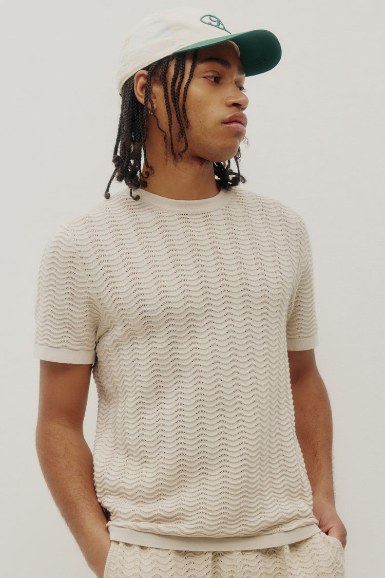 Wave Knit Tee - SND