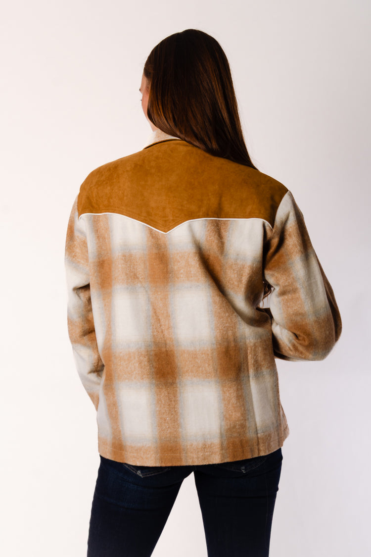 Western Plaid Shacket - CAM