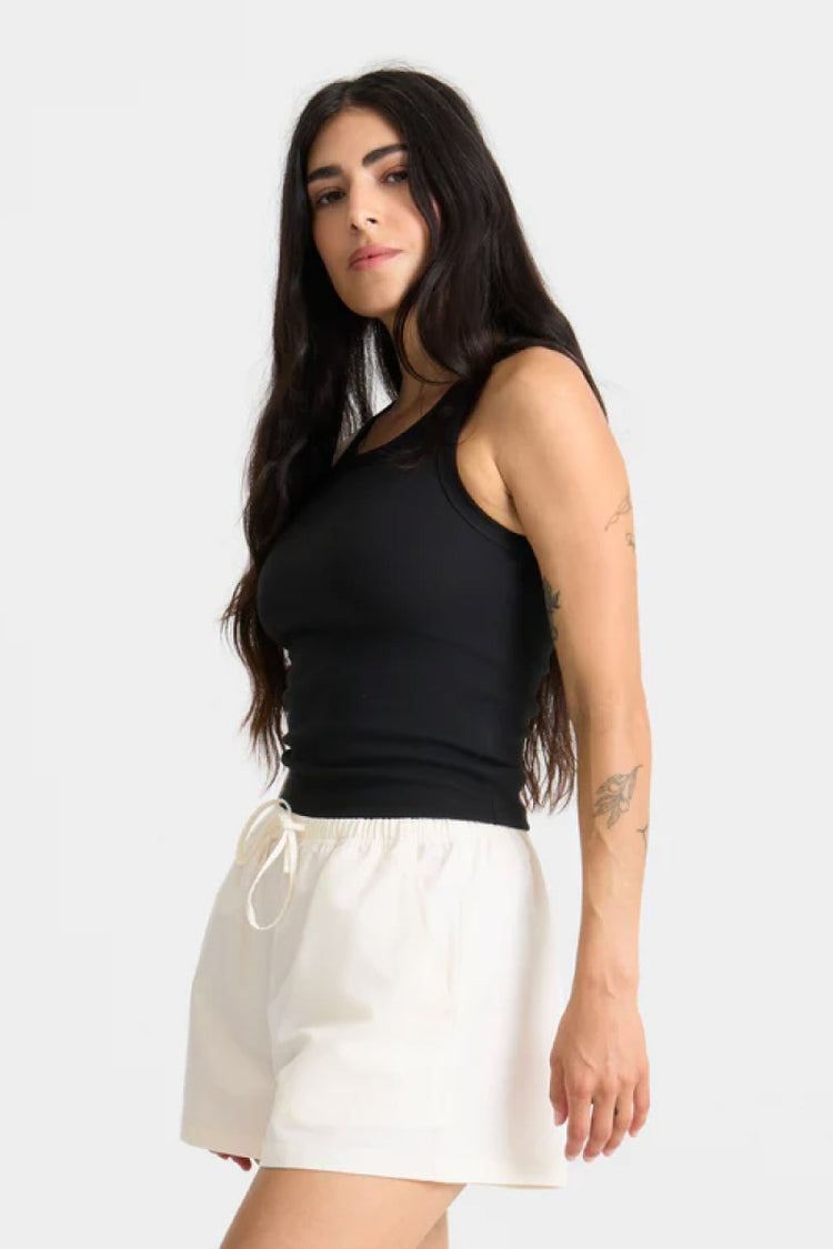 Wind Worn Tank - BLK