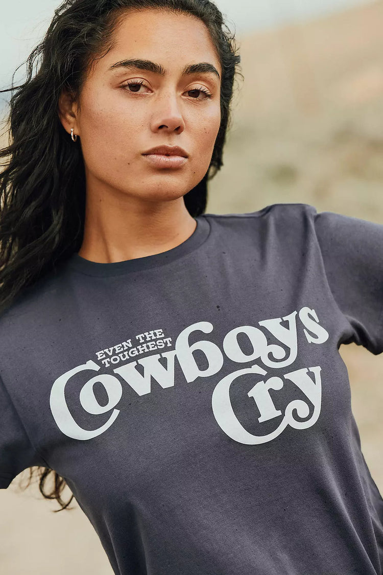 Cowboys Cry Graphic Tee - OMB