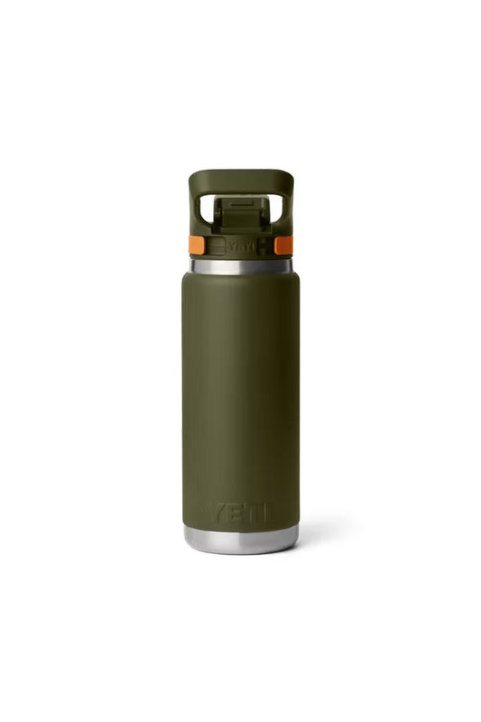 Rambler 26 oz Bottle with Flip Chug Cap - Olive/King Crab Orange - OKCO