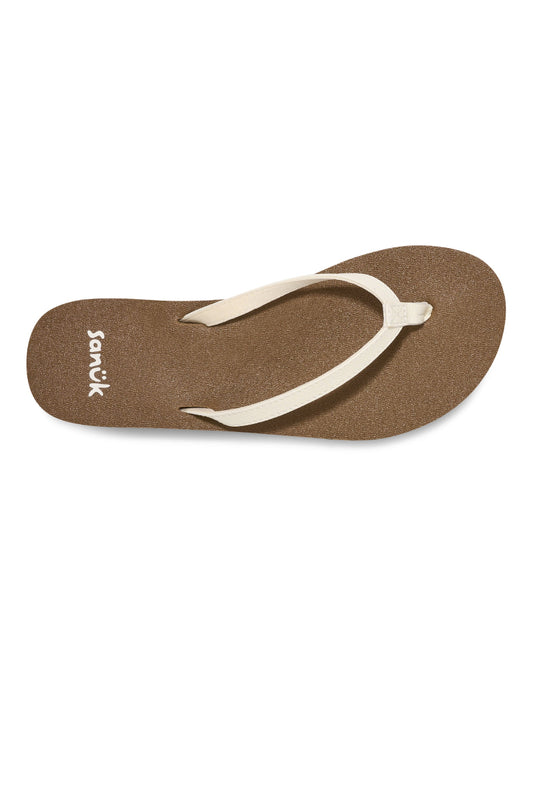 Yoga Joy II Flip-Flop Sandals - White