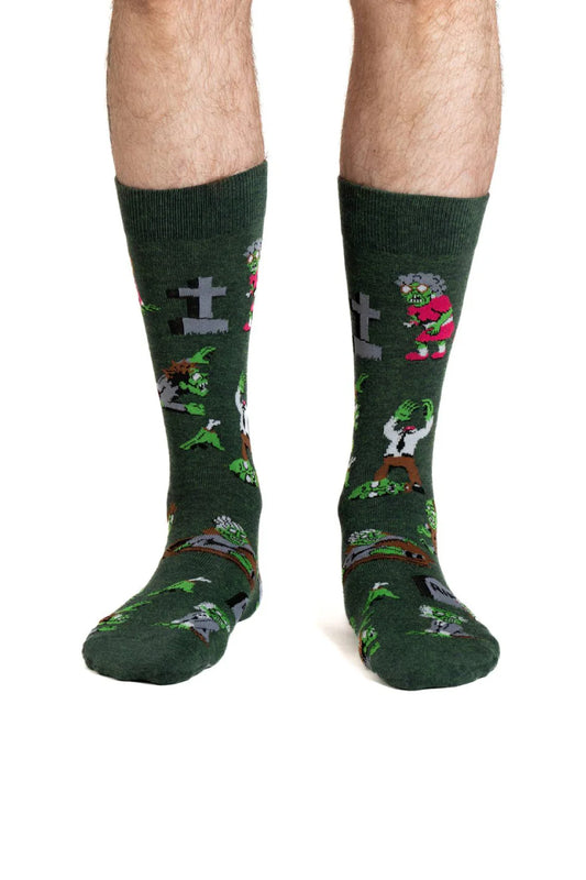 Zombie Graveyard Sock - MUL