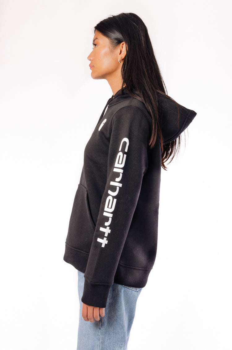 Logo Sleeve Hoodie - 001