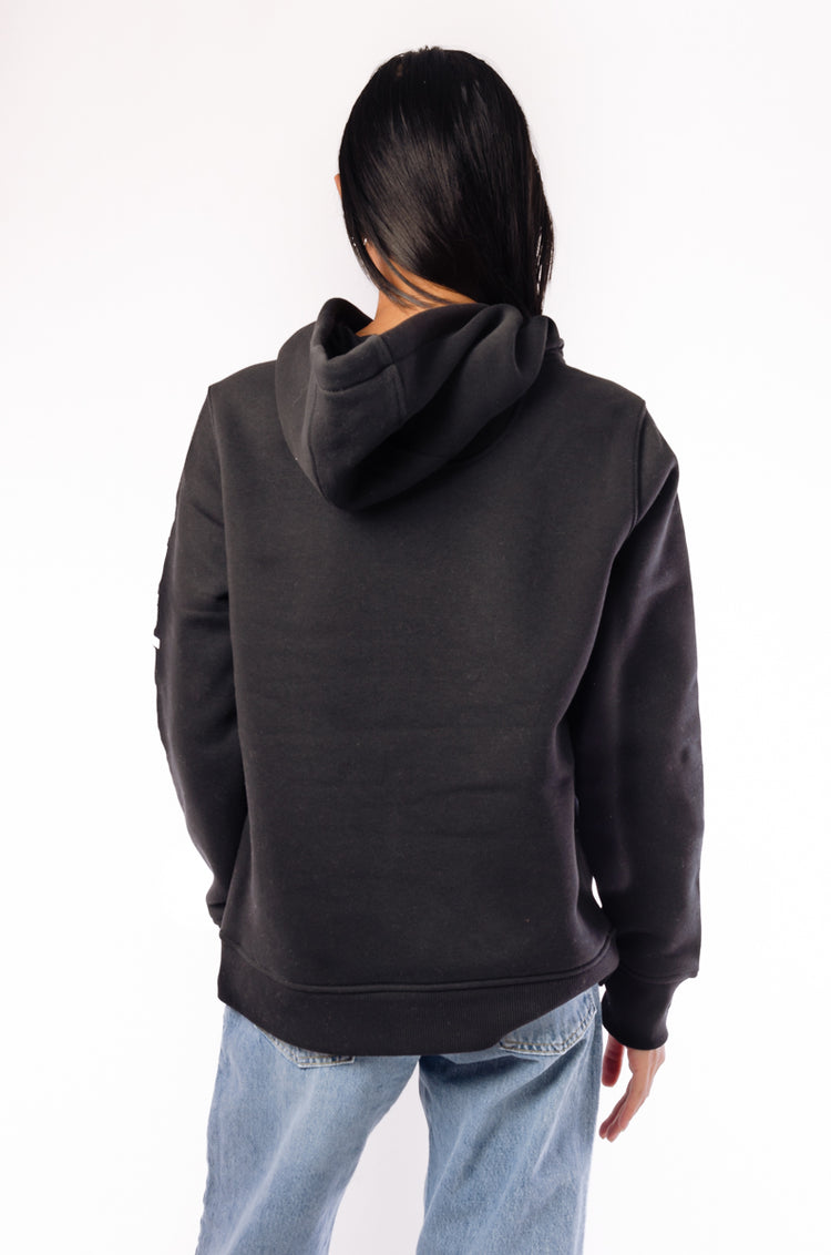 Iconic Logo Sleeve Hoodie - 001