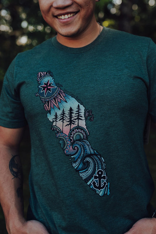 Colourful Vancouver Island Tee - FOR