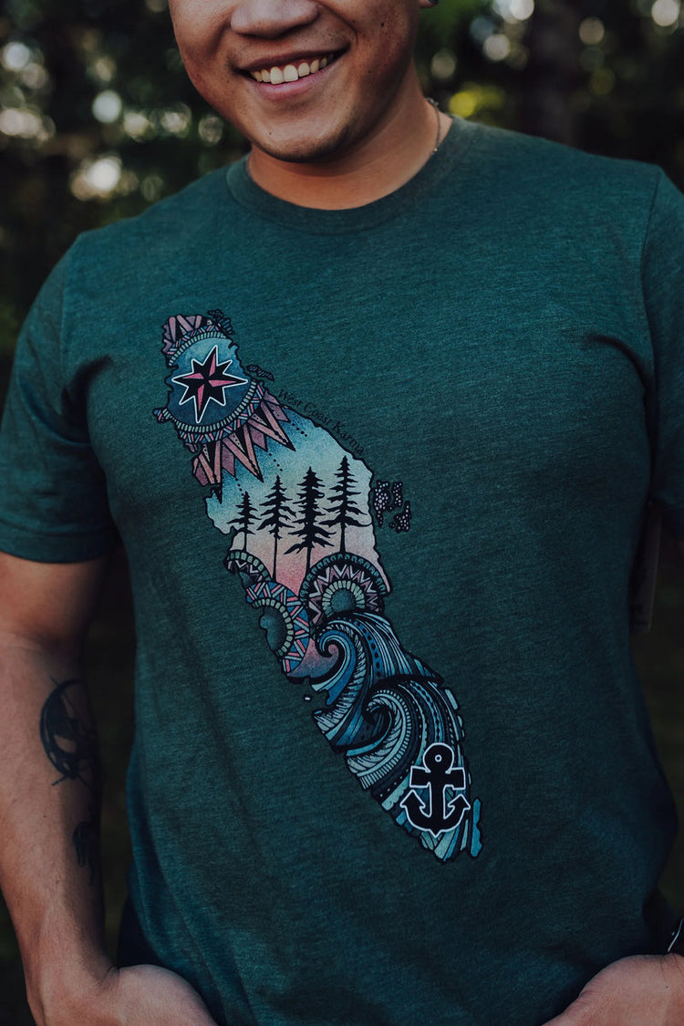Colourful Vancouver Island Tee - FOR