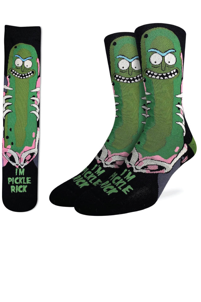 Rick and Morty Pickle Rick Socks - GRN