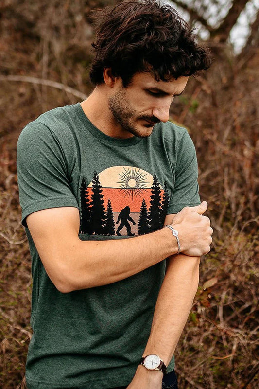 Sunset Sasquatch Stroll Tee - FOR