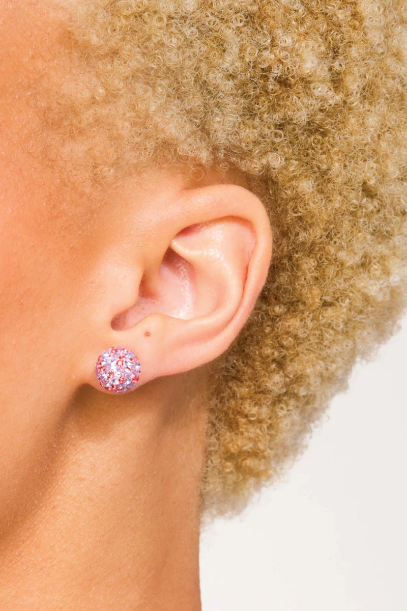 10mm Sparkle Ball Earrings- Smooches - SMC