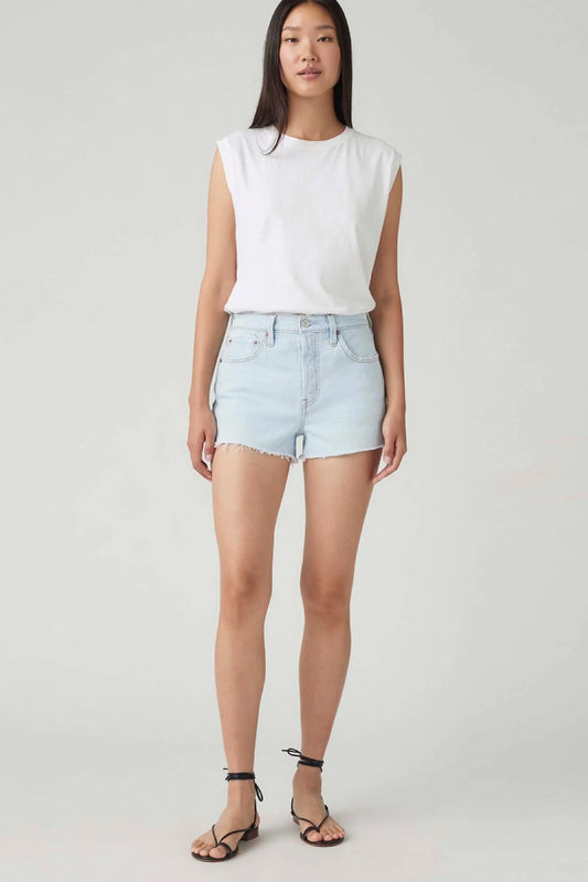 501 Original High Rise Shorts - BLA