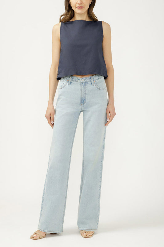 90s Mid Rise Baggy Bootcut Jeans - 31