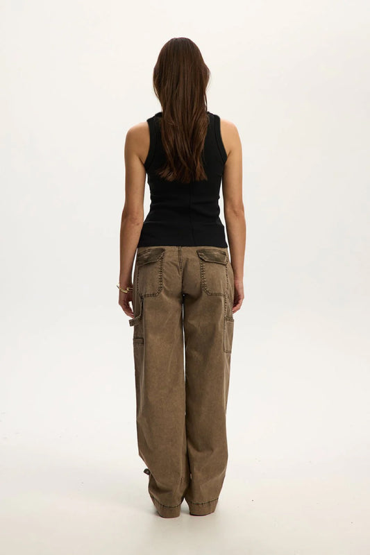 Alex Rib Racer Tank - BLK