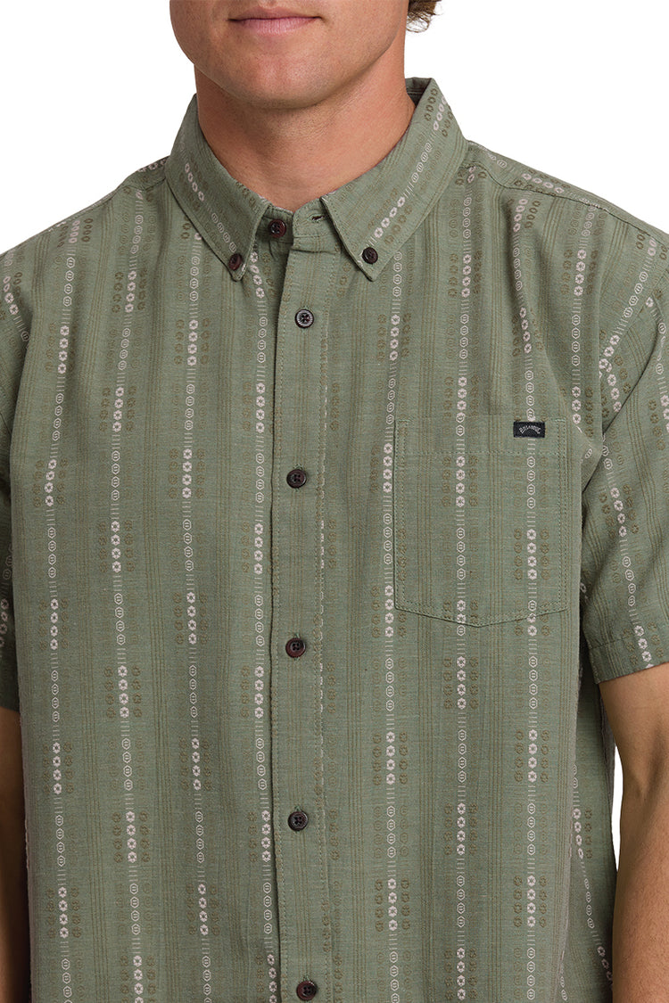 All Day Jacquard Short Sleeve Shirt - GGN